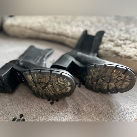 EMANUELE CRASTO leather Italian tall Chelsea boots size 38. - Picture 5 of 5